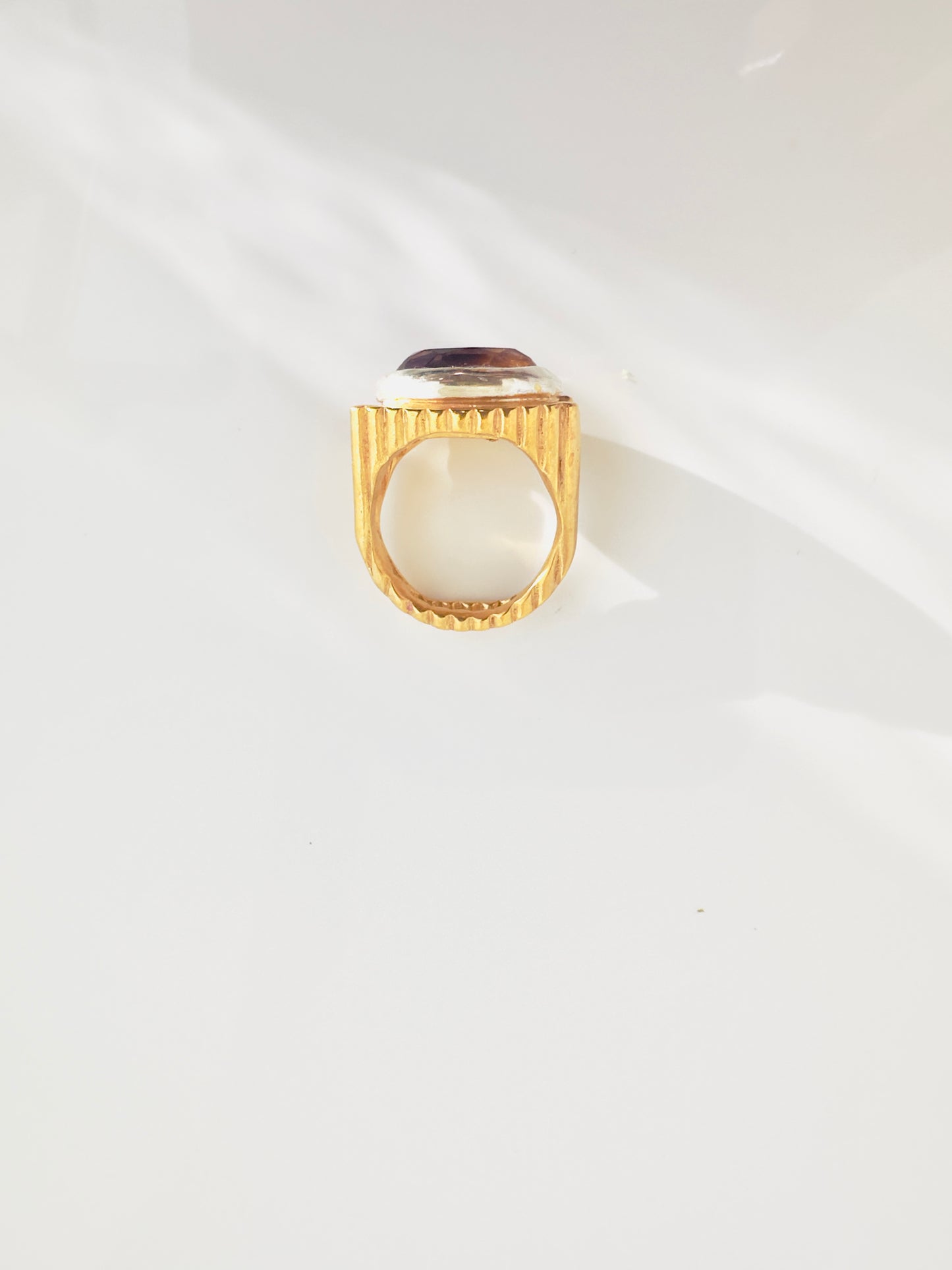 Bague ROLLING STONE violet/jaune