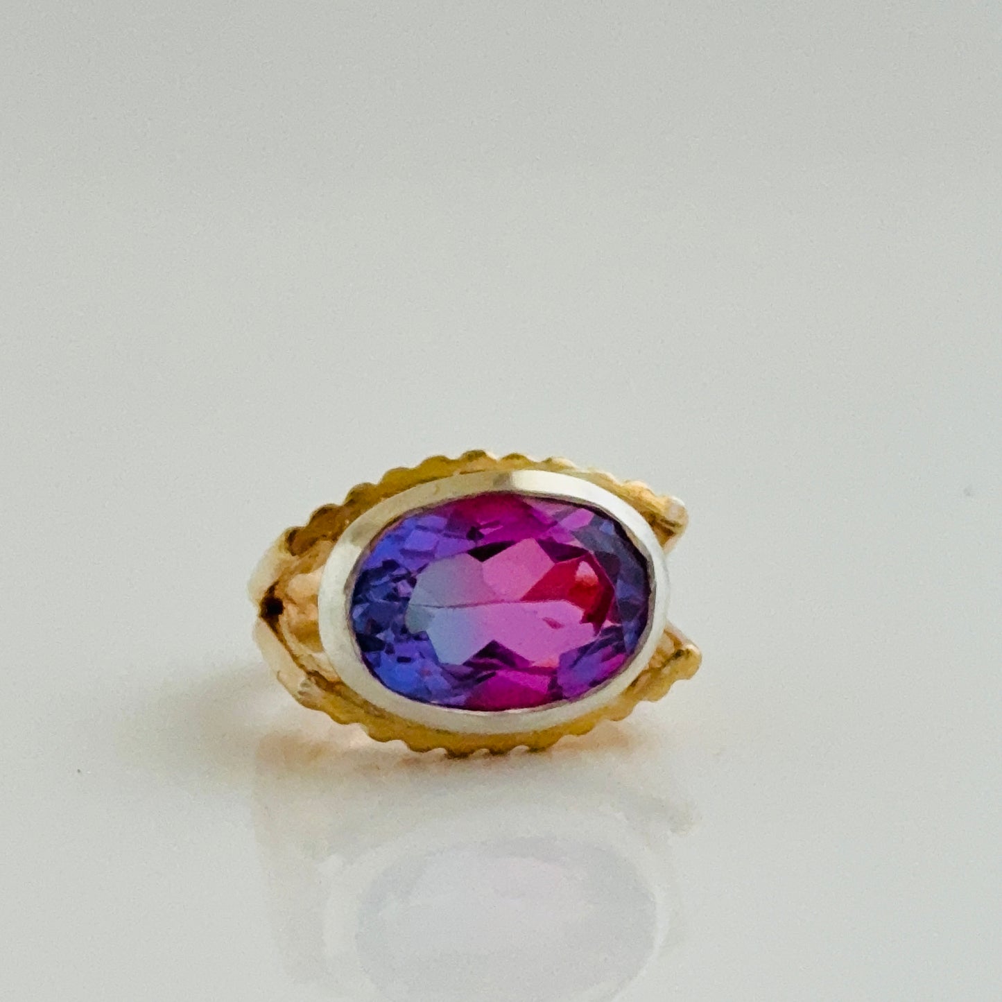 Bague ROLLING STONE violet/rose