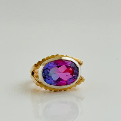 Bague ROLLING STONE violet/rose