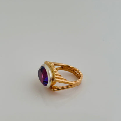Bague ROLLING STONE violet/rose