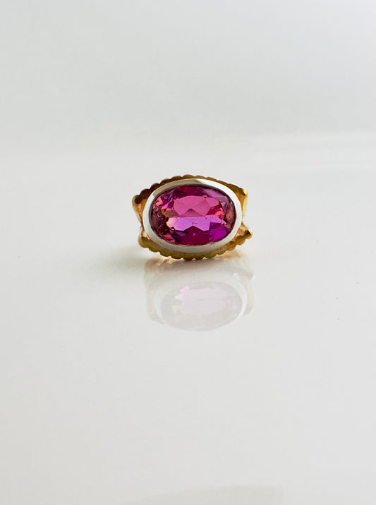 Bague ROLLING STONE rose/jaune