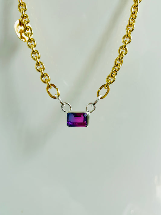 Collier ALANIS rose / violet